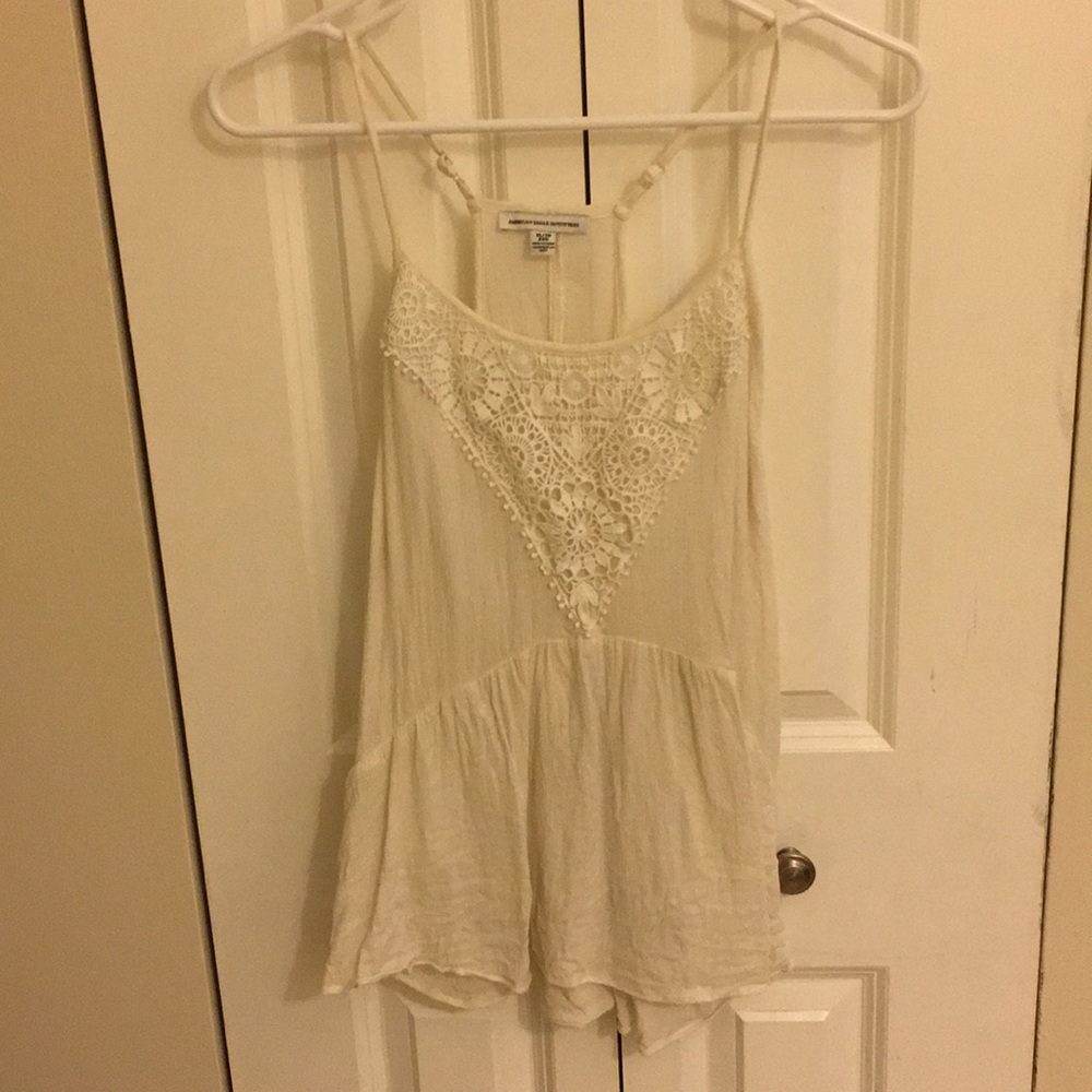 American Eagle Cream Tank Top